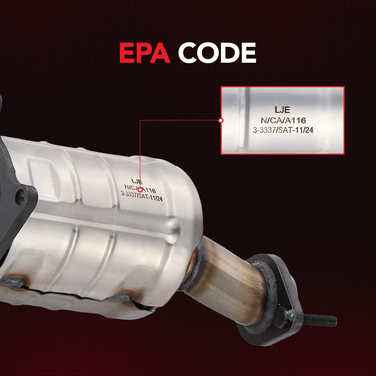 Rear Catalytic Converter for Ford Edge Explorer Lincoln MKX (2011–2015)