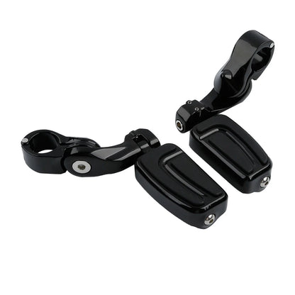Short Angled Mount Footpeg Peg 32mm for Harley Electra Glide