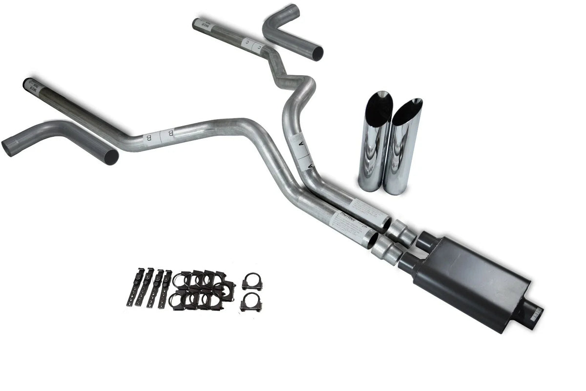 3" Exhaust Kit featuring 2 Chamber Muffler for Dodge Ram 1500 2009-2018