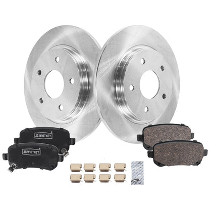 Rear Brake Disc Rotors and Pads Kit for VW Dodge Journey (2009–2020)