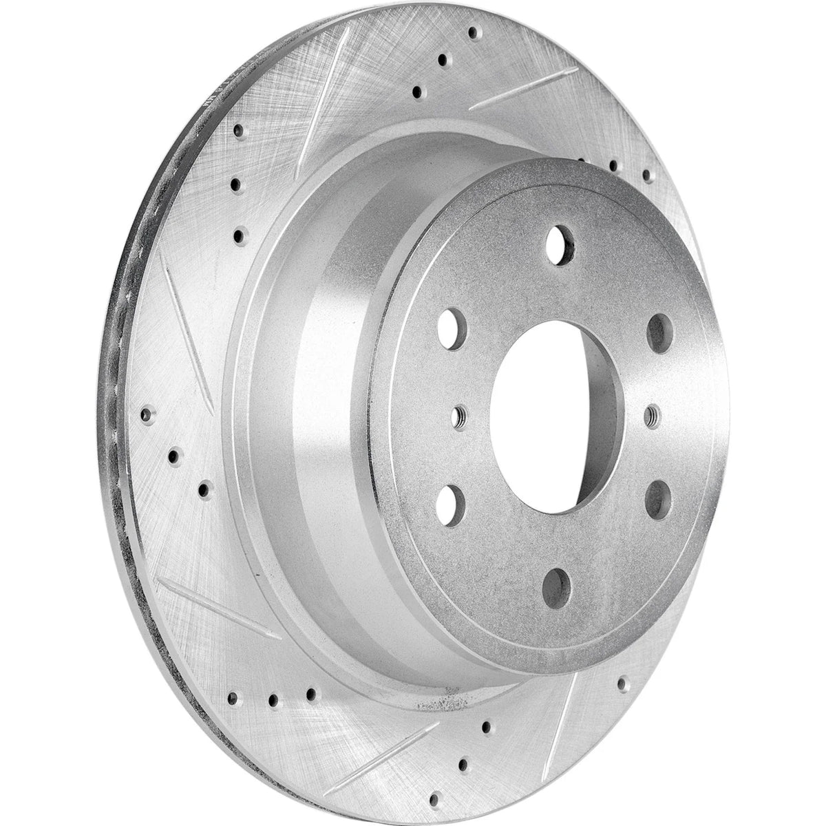 Disc Brake & Pad Kit for Chevy Silverado 1500 (2007–2013) Rear Cross-drilled