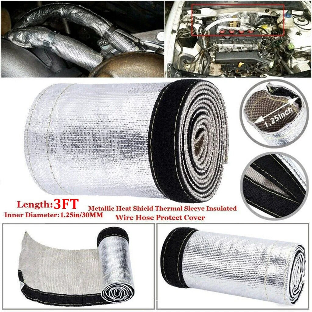 Heat Shield Sleeve for Universal Applications (3 Ft, 1.25")