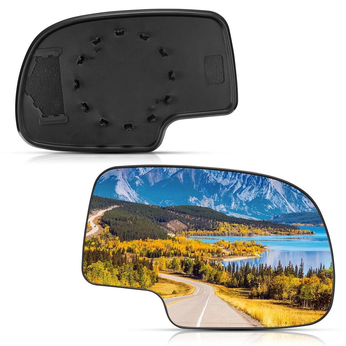 Passenger Side Mirror Glass for GMC Sierra 2500 HD/3500 (2001–2006)