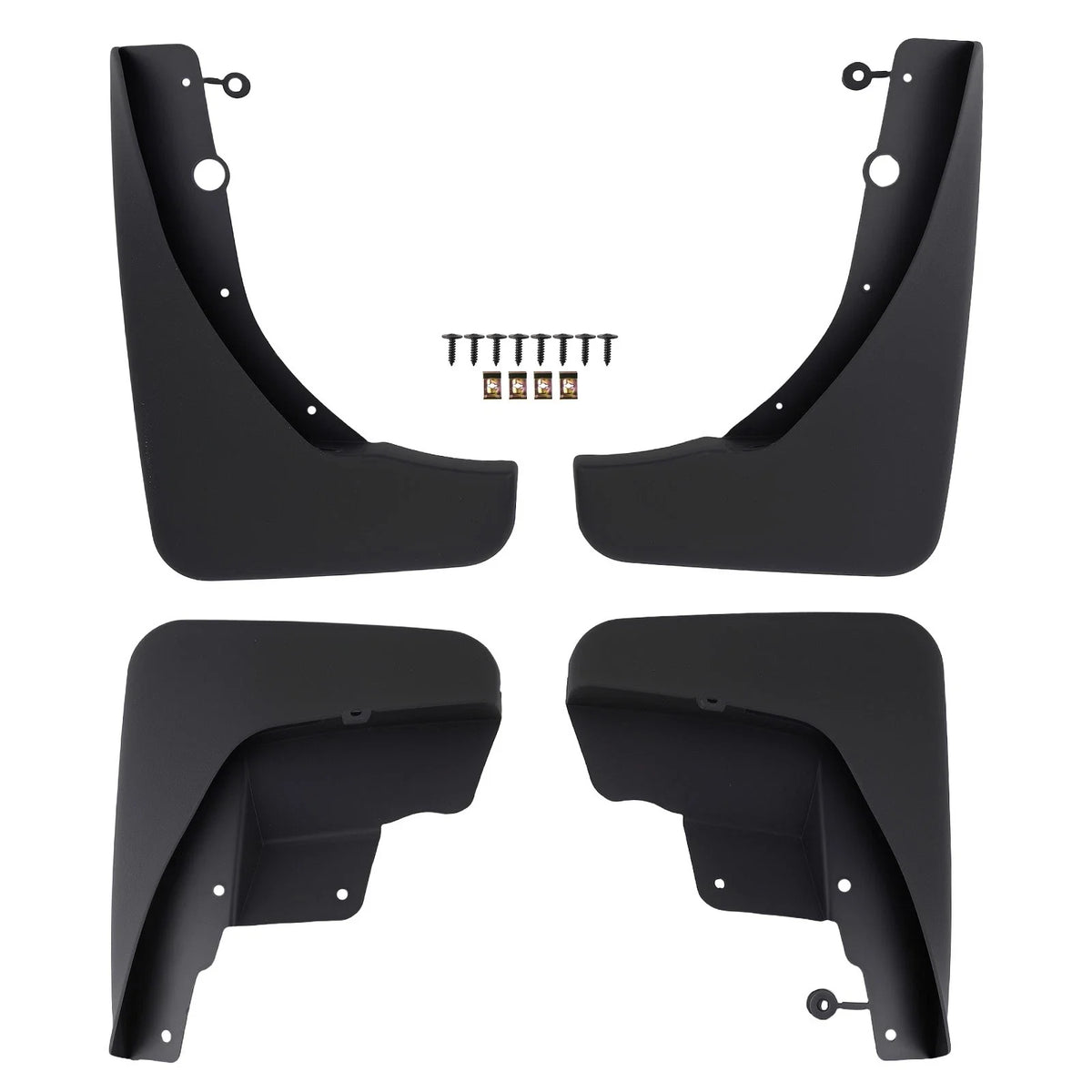 Mud Flaps Set of 2 for Jeep Grand Cherokee 2011–2021 - Advanced Black
