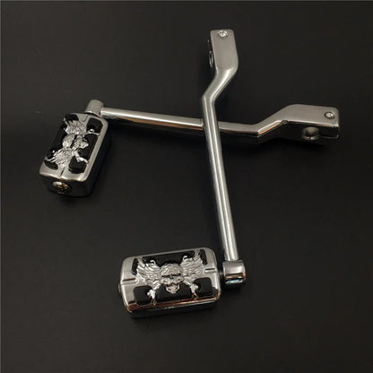 2PC Toe Shift Lever Foot Pegs for Harley-Davidson FL Softail Trike
