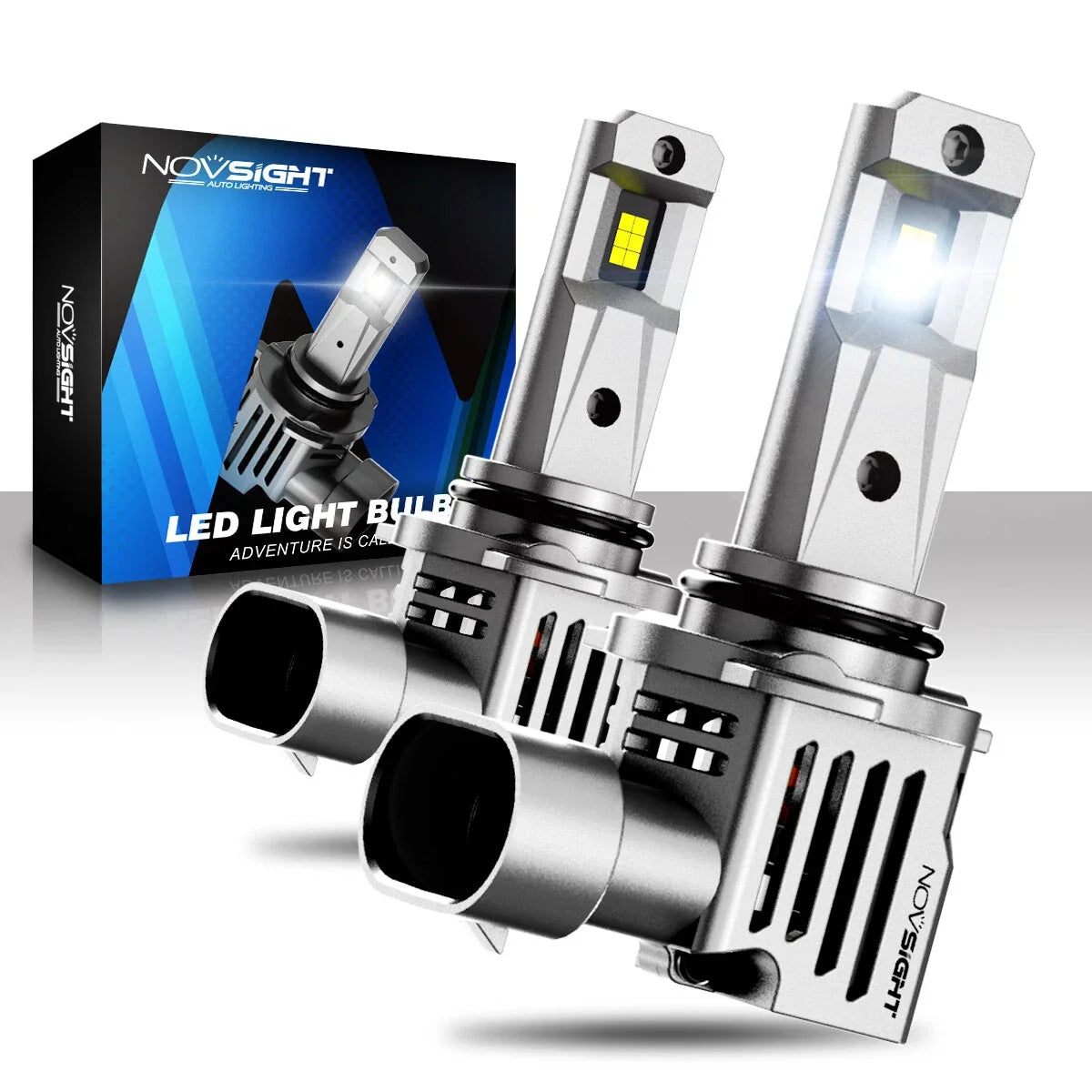 High Low Beam LED Headlight Bulbs Kit 9005 H11 6500K - Set of 4