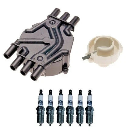 Distributor Rotor Cap & Spark Plugs Kit for Chevy Express 1500 2500 (1996–2002)