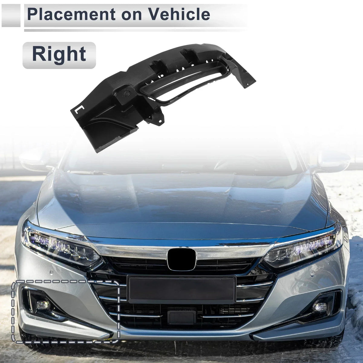 Front Right Fog Light Grill for Charger (2015-2016) Dodge