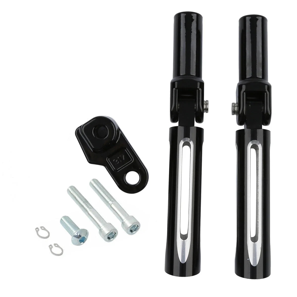 Passenger Footpegs for Harley Softail FLS (2012–2017) & Cross Bones (2008–2011)