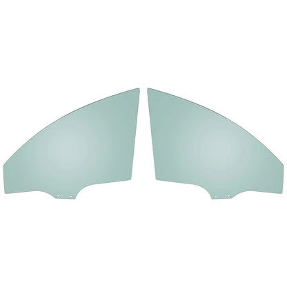Set of 2 Door Glasses for Mazda (Front Driver & Passenger Side)