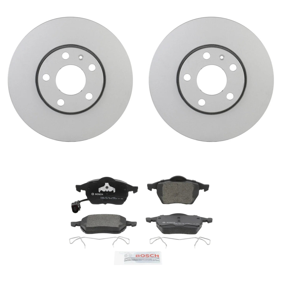 Bosch Quietcast Ceramic Disc Brake Pad Kit for Audi A4 Quattro A6 (1996–2001)