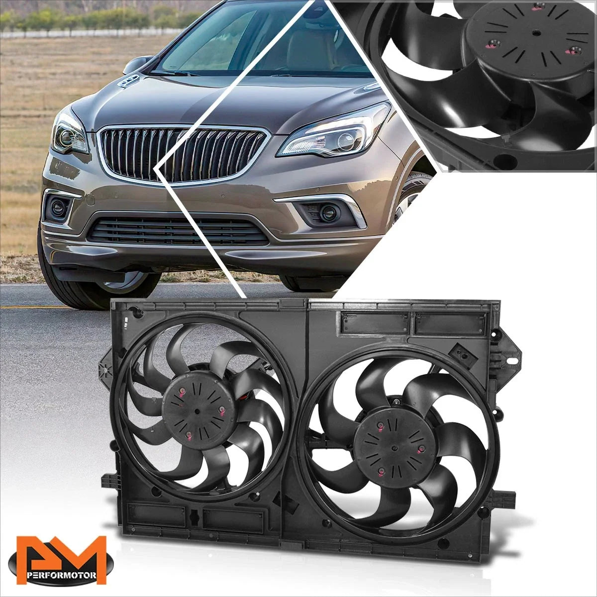 Radiator Cooling Fan Assembly for 2016-2020 Buick Envision
