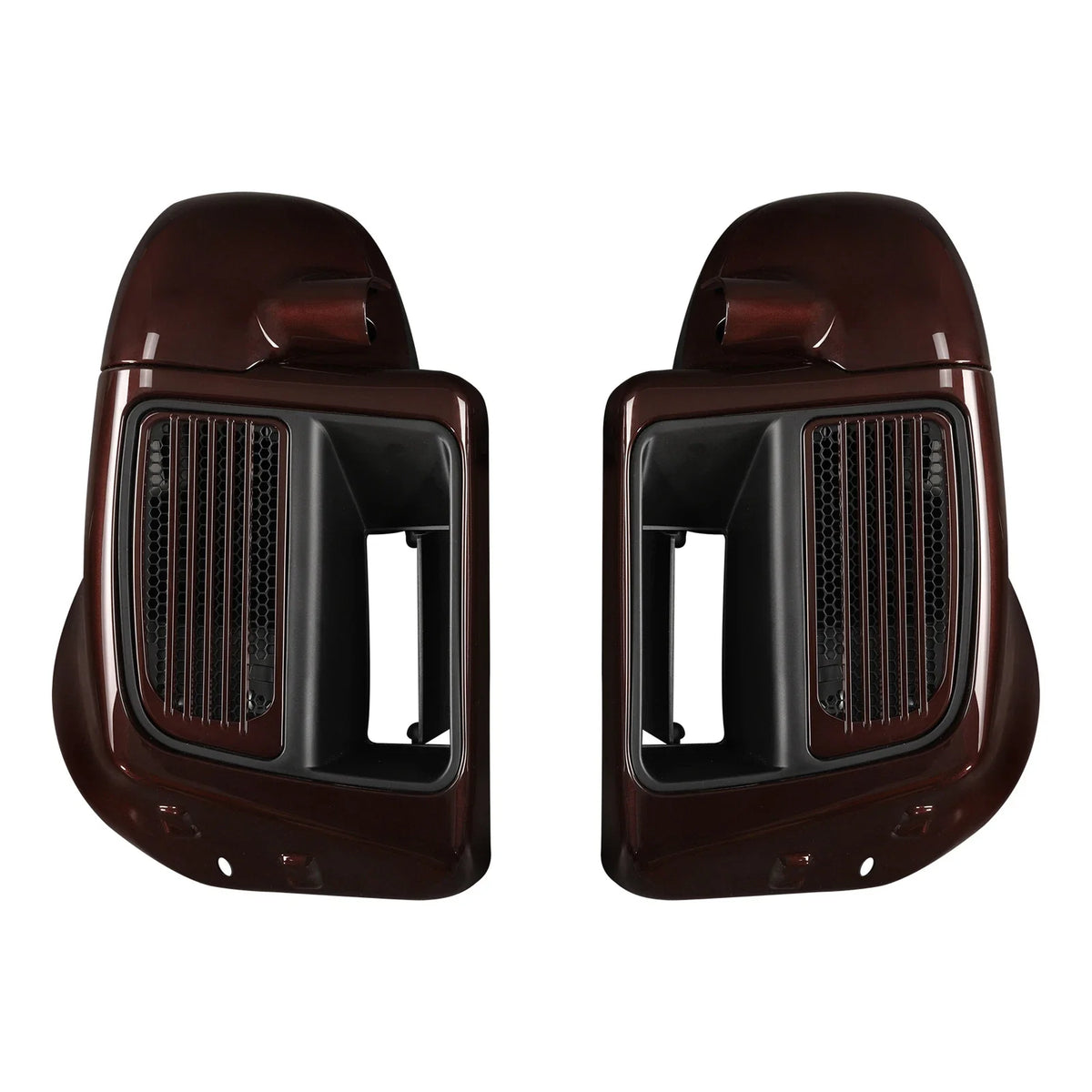 Lower Vented Fairings for Harley Touring (2014-2024) - Midnight Crimson
