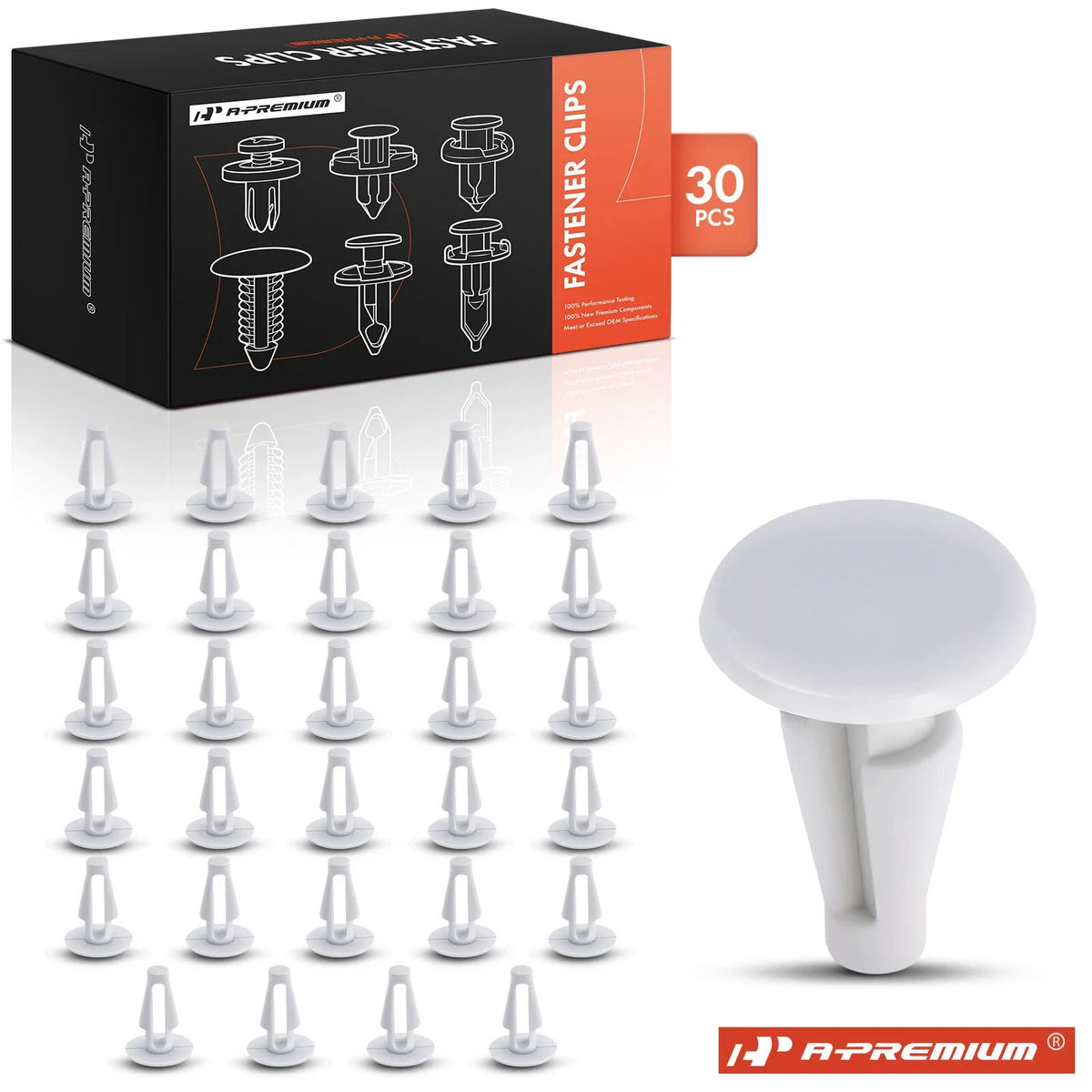 30x Headliner & Cowl Grille Retaining Clips for Honda