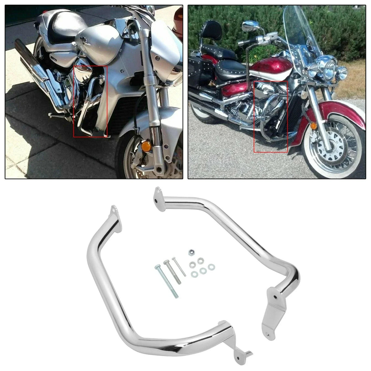 Engine Case Guard Crash Bar for 2006–2024 Suzuki M109R Limited