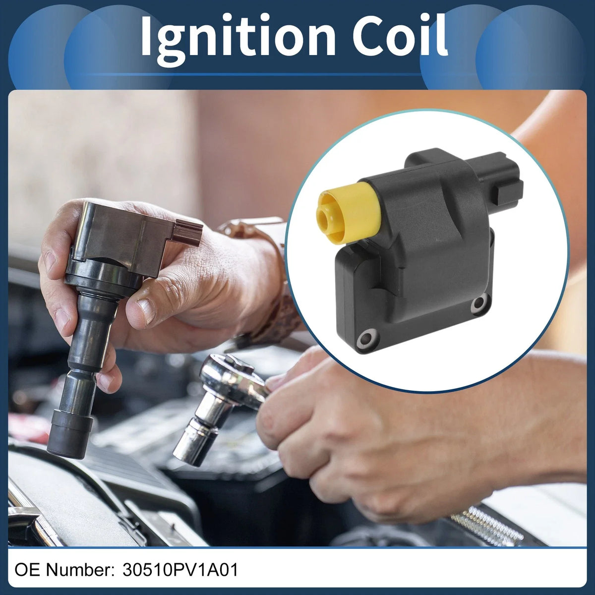 Ignition Coil Pack No. 30510 for Kia Pride (1991–1996)