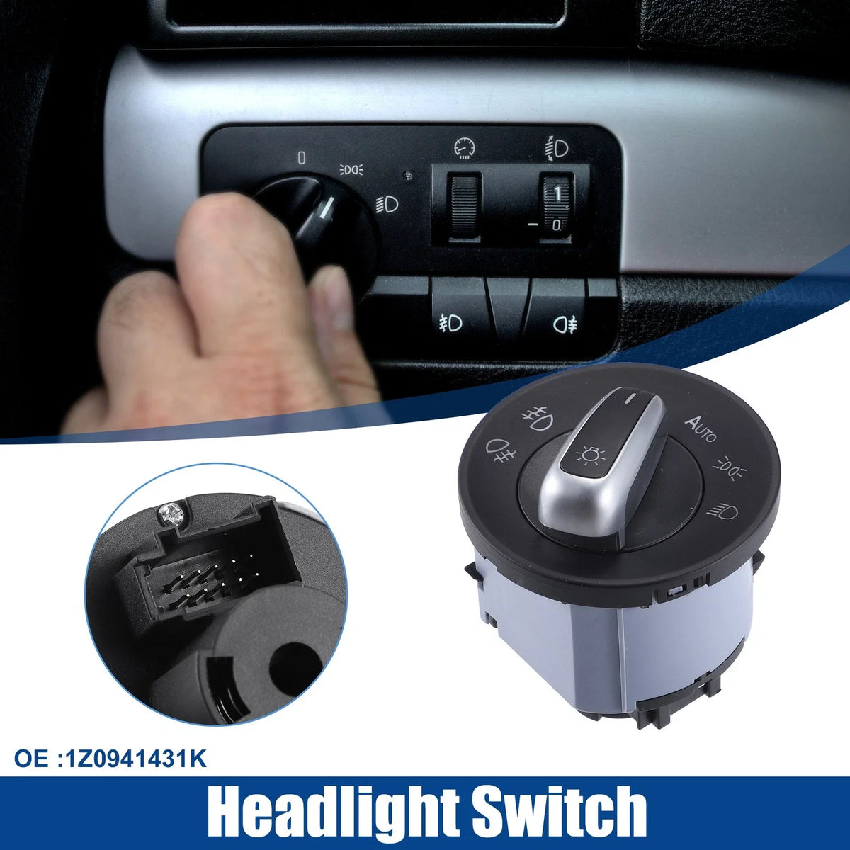 Headlight Switch for Volkswagen Golf (2010–2014)