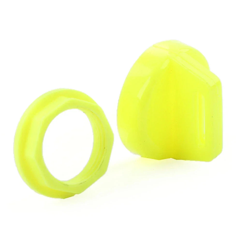 Yellow ABS Ignition Key Cover with Nut for Polaris RZR 800-1000