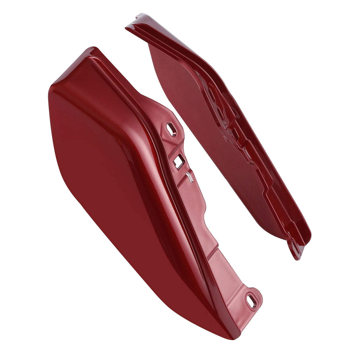 Mid-Frame Air Deflectors for Harley Touring Street Glide (2009–2024) Wicked Red