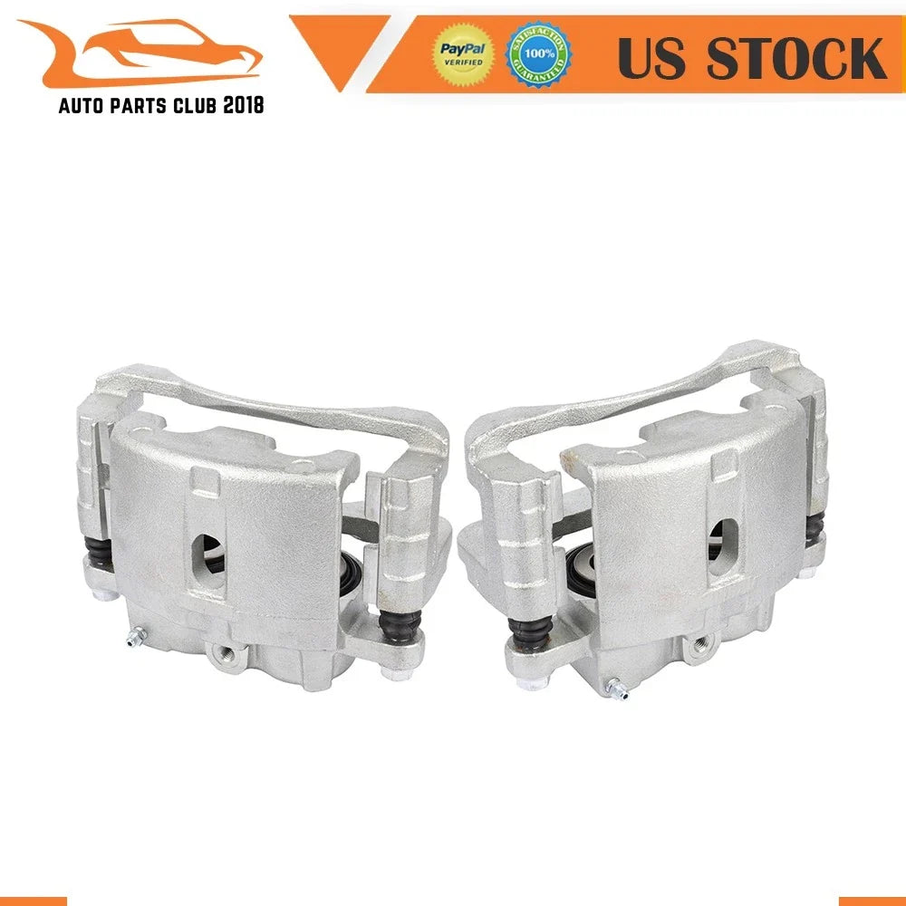 Brake Calipers with Bracket Pair for Chevrolet Silverado 3500 HD (2007–2010)