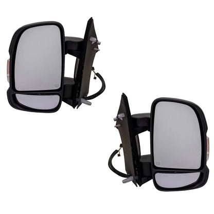 Mirror Set for Ram ProMaster 1500 (2014–2023) Left Right Heated Power Fold