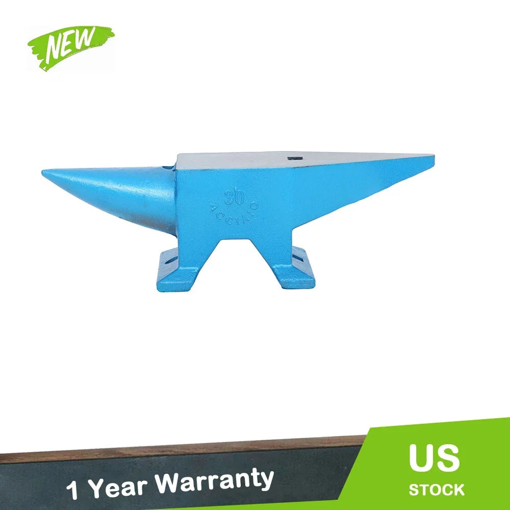 Forged Steel Anvil for Blacksmithing (66 lb)