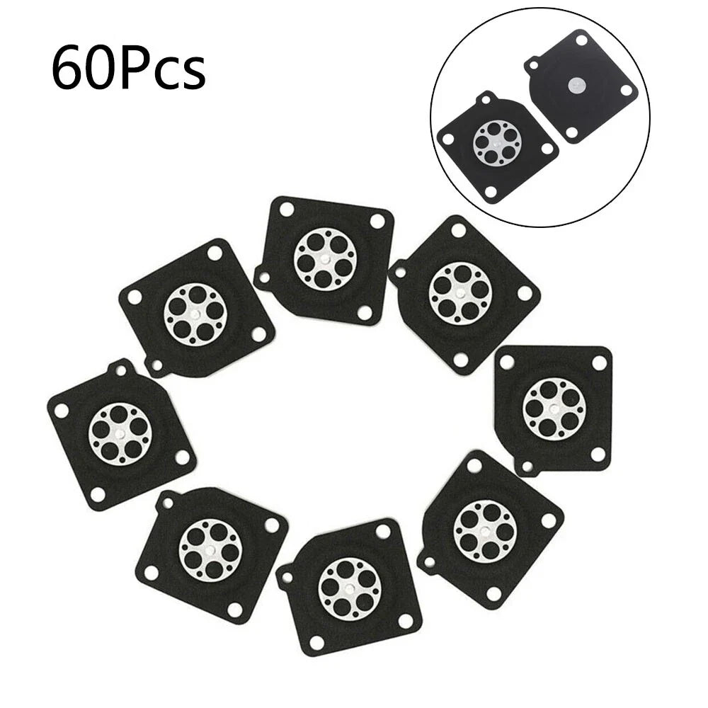 60Pcs Metering Diaphragm for ZAMA C1U Carburetor Chainsaw Parts