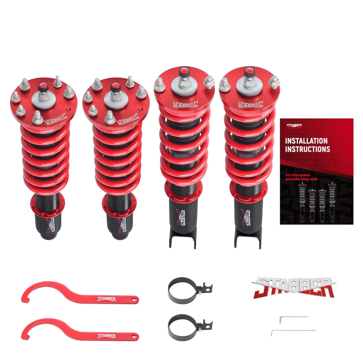 Lowering Coilovers Suspension Kit 24 Step for Honda Accord 08-12