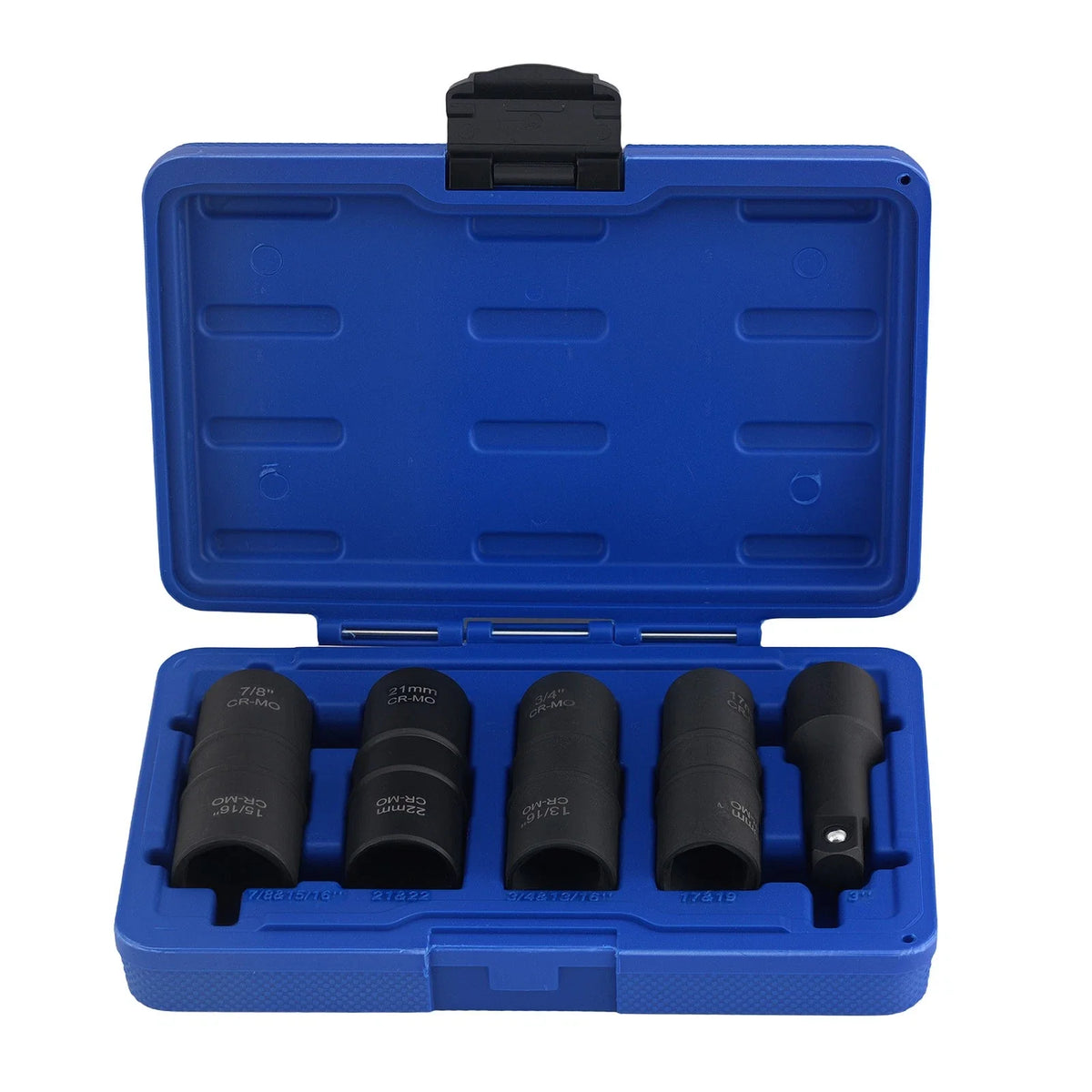 17-22mm Flip Impact Socket Set 5PC for Universal Automotive Applications