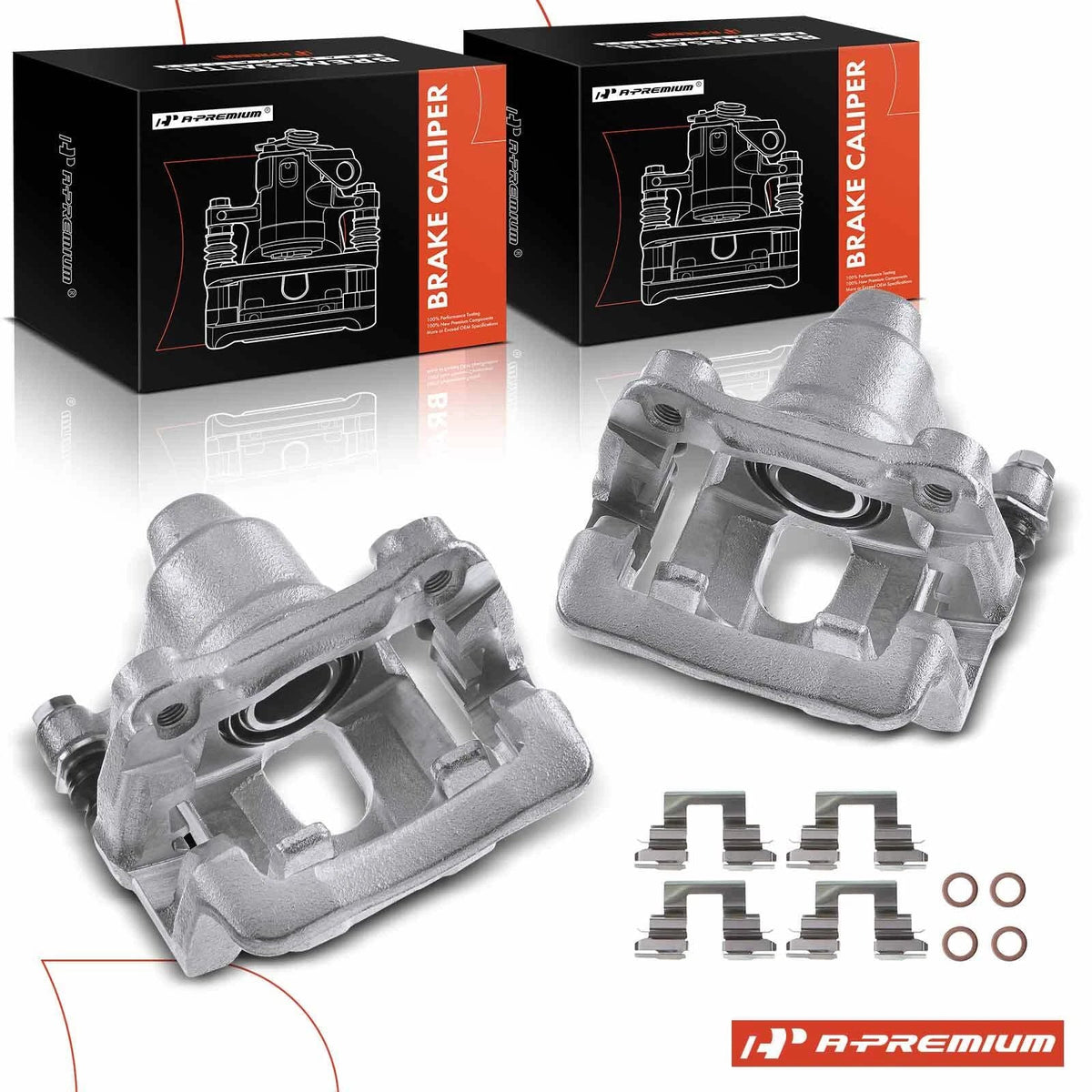 Pair Rear Brake Calipers for Honda Odyssey (2002–2004)