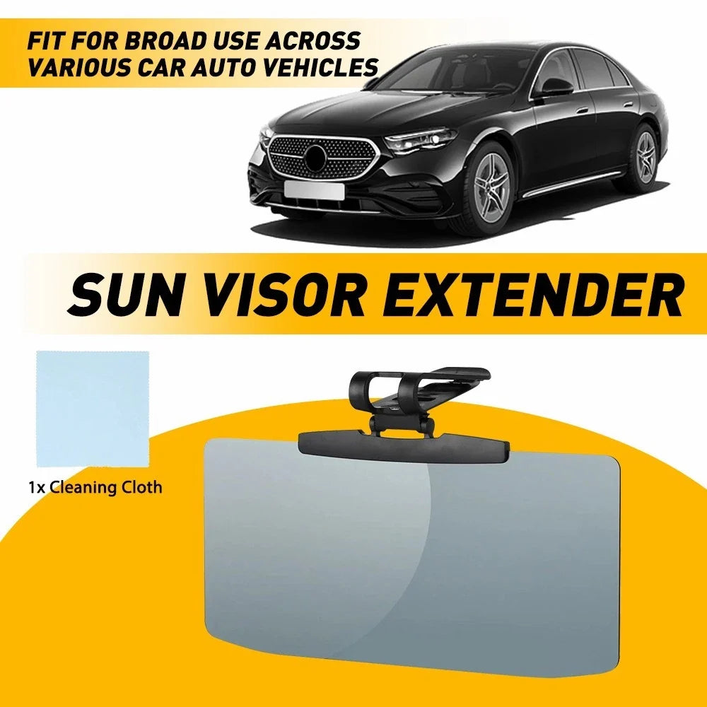 Clip-on Sun Visor Extender (Anti-Glare) for Toyota Hilux N70