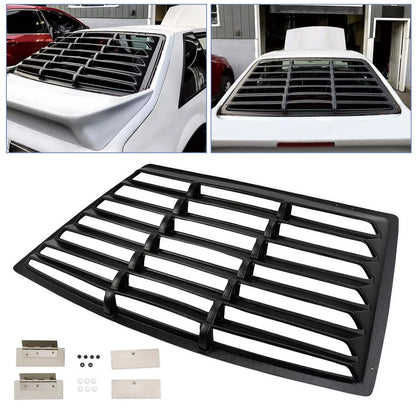Sun Shade Cover Rear Window Louver for Ford Mustang Fastback (1979-1993) ABS