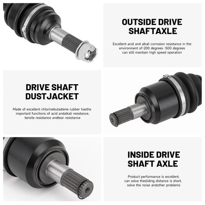 CV Axles - Set of 2 for Honda FourTrax (44220-HR3-W51, 44220-HR3-A21)