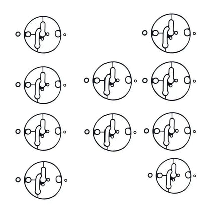 10X Carburetor Float Bowl Gasket Kit for B & Stratton (698781, 796184, 799727)