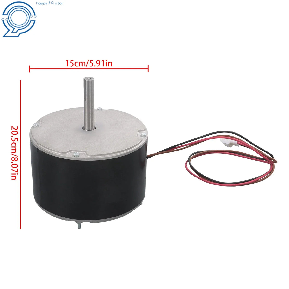 Condenser Fan Motor 1/5 HP for K55HXHDD-8562 (208-230 Volt)