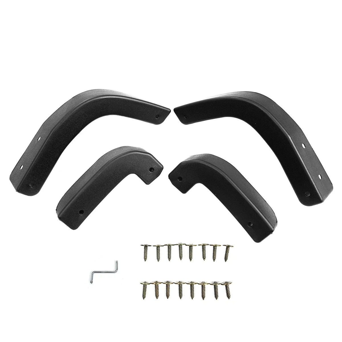 4-Piece Mud Flap Delete Kit for Chevy Silverado 1500 (2019–2024)