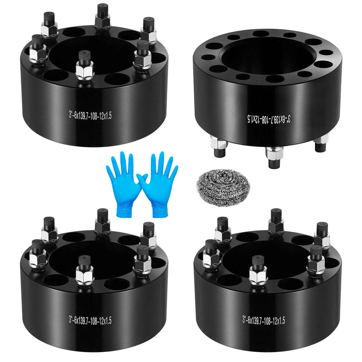 Wheel Spacers for Toyota Land Cruiser (1982–1997) M12x1.5 6x5.5 108mm