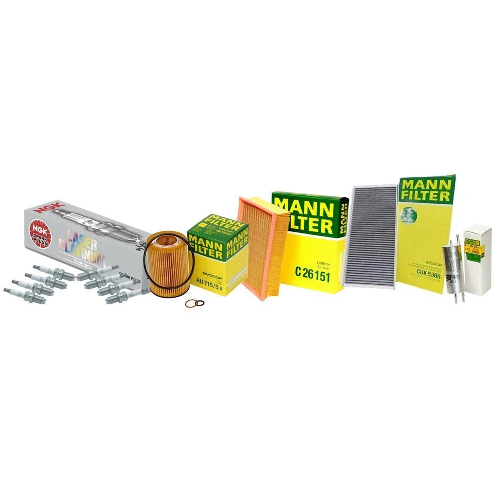 Tune-Up Kit with Mann Filters & NGK Spark Plugs for BMW X5 E53 (2000–2006)