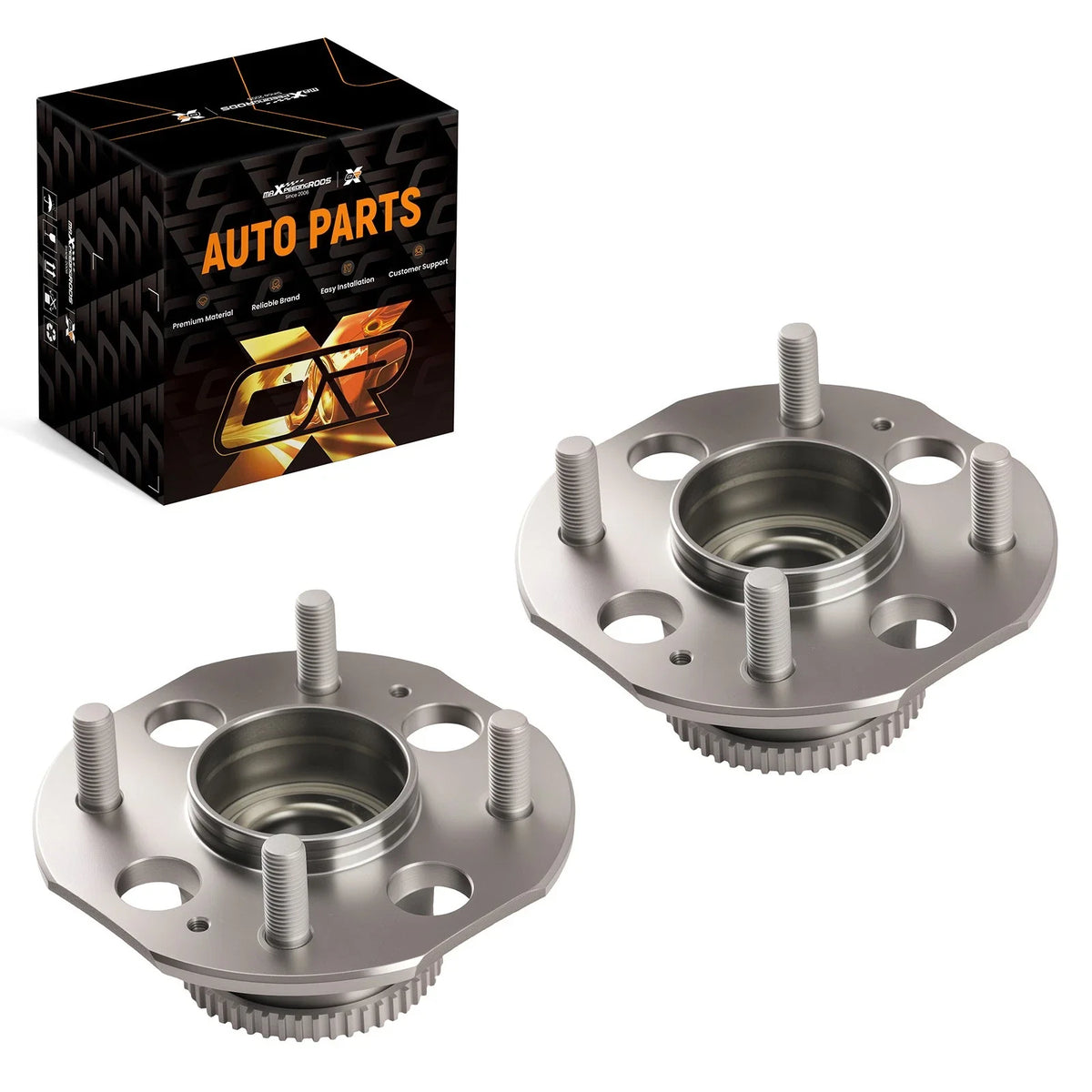 Set of 2 Rear Wheel Bearing Hub Assemblies for Honda Accord (1994–1997)