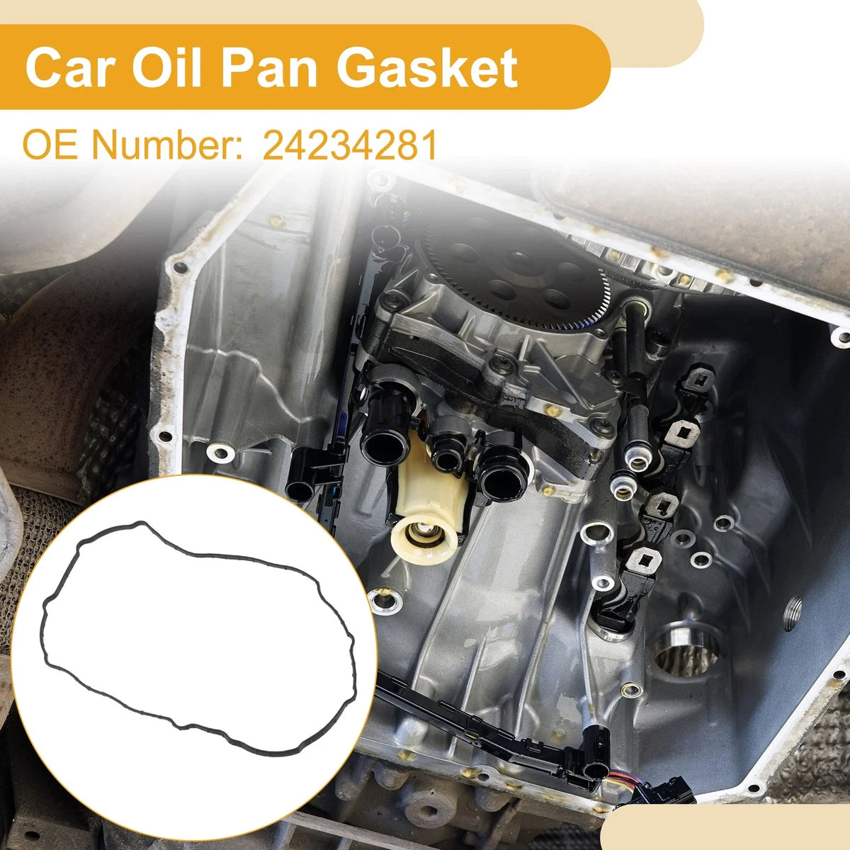 Oil Pan Gasket for Chevrolet Impala (2014–2019), Buick Encore (2013–2019)