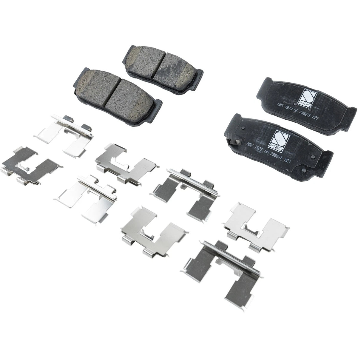 Rear Ceramic Brake Pad Set for Kia Sorento (2003–2009)