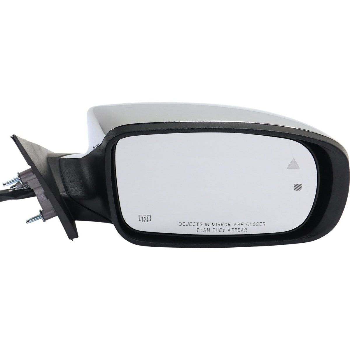 Manual Folding Heated Chrome Right Power Mirror for Chrysler 300 2011-2018