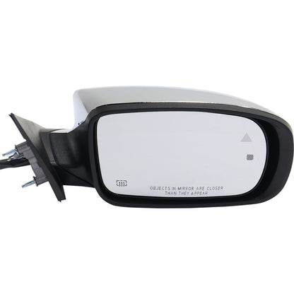 Manual Folding Heated Chrome Right Power Mirror for Chrysler 300 2011-2018