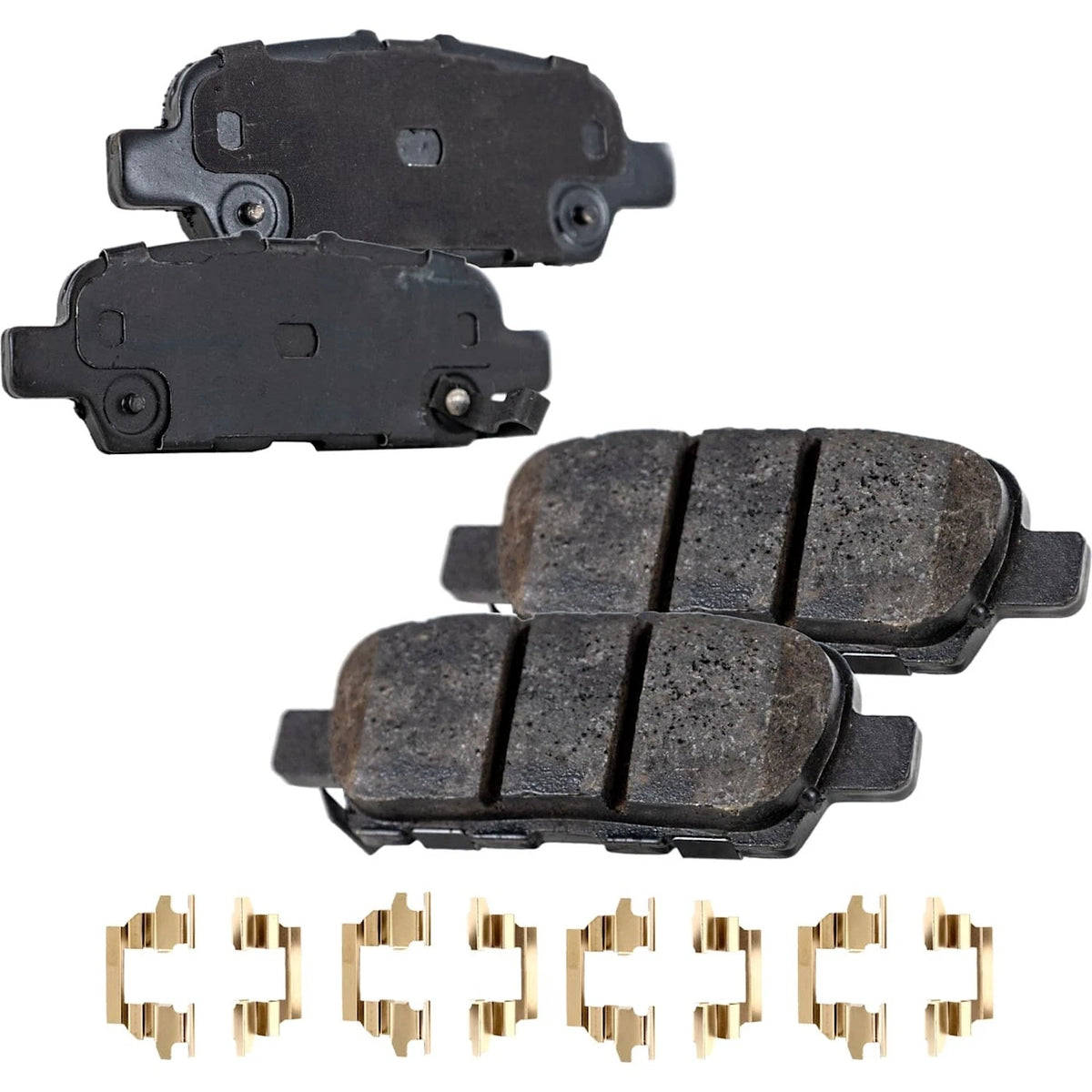 Rear Brake Disc Rotors and Pads Kit for Nissan Leaf Rogue Sport Juke (2011–2023)