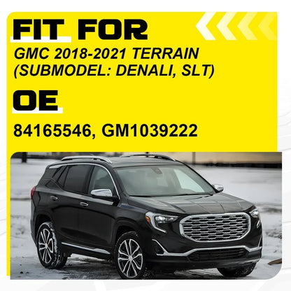 Right Bumper Fog Light Bezel Trim for GMC Terrain (2018–2021) 84165546