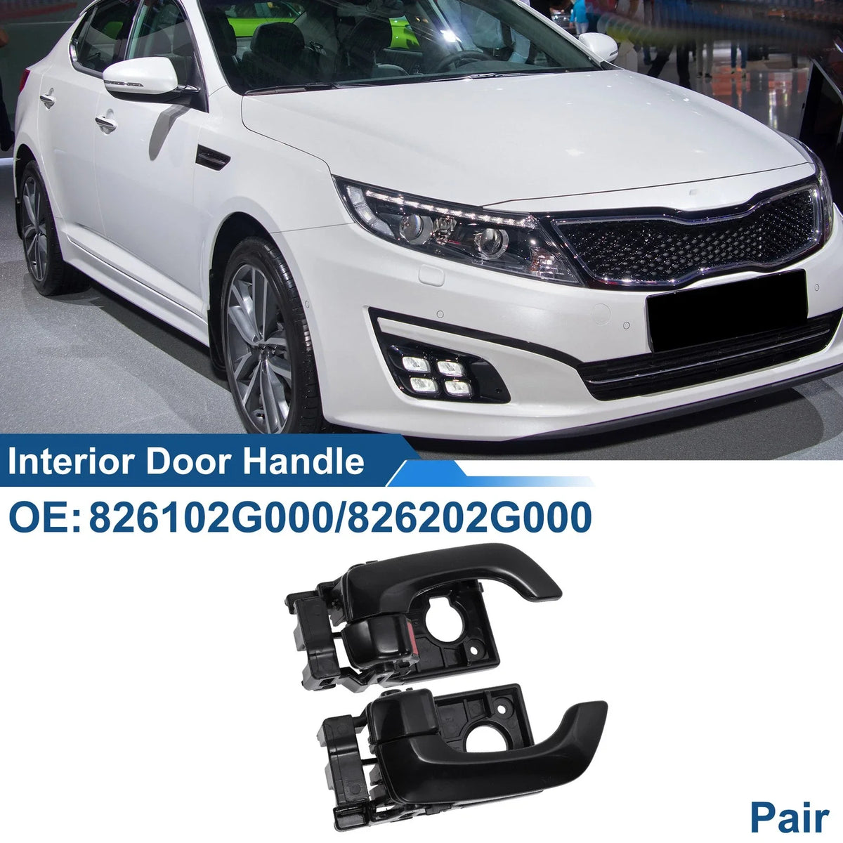 Front Driver Side Interior Door Handle for Kia Optima (2006–2010) No. 826102G000