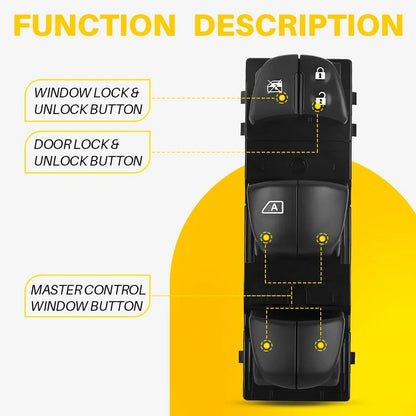Driver Side Master Power Window Switch for Nissan Sentra (2020–2023) EXV
