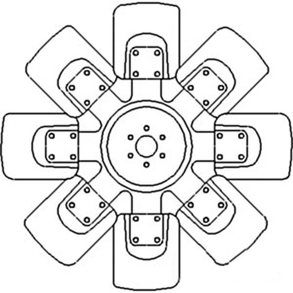 FAN 8 BLADE for John Deere 4640, 4840 (AR85893)