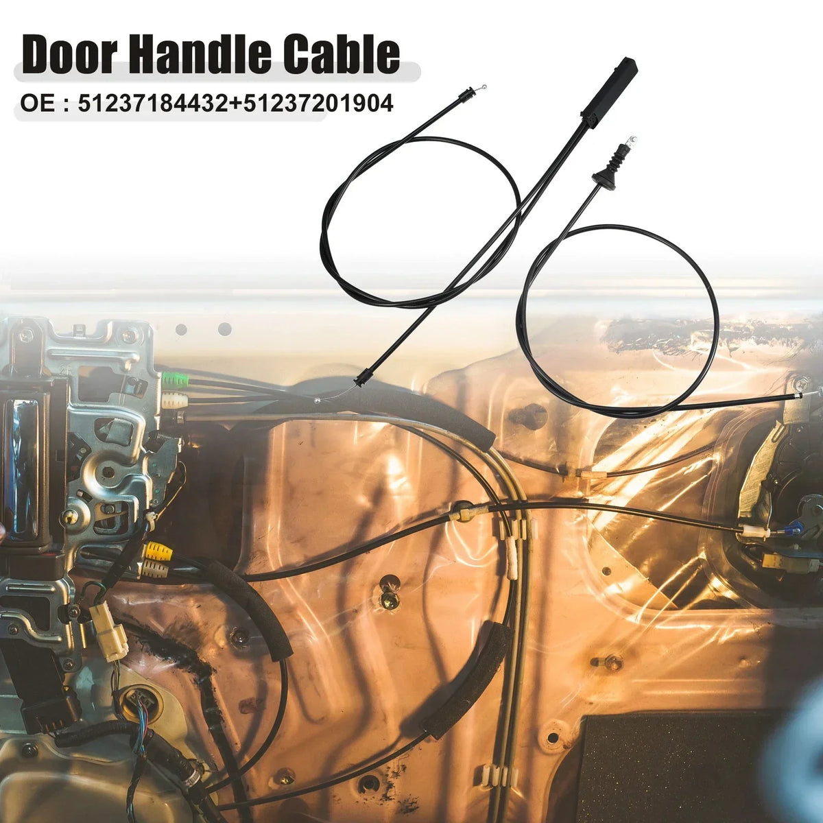 Hood Release Cable Assembly for BMW 328i