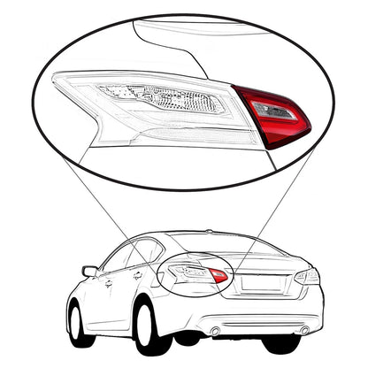 Tail Light for Nissan Altima (2016–2017) Driver Side Inner CAPA